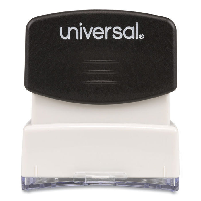 Message Stamp, for DEPOSIT ONLY, Pre-Inked One-Color, Blue