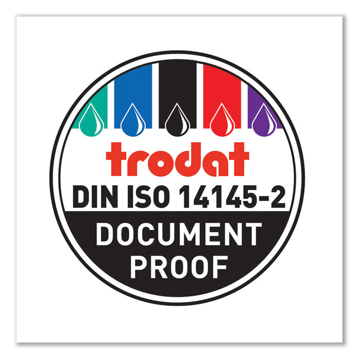 T5430 Professional Replacement Ink Pad for Trodat Custom Self-Inking Stamps, 1" x 1.63", Black