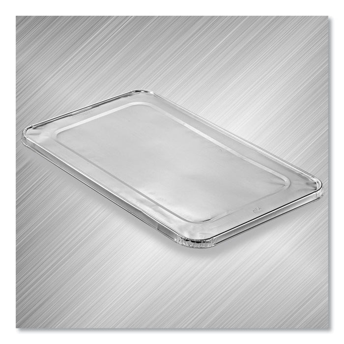 Steam Table Pan Lids, Full Curl Edge, Fits Full-Size Pan, 0.62" Deep, 12.87 x 20.81, 50/Carton