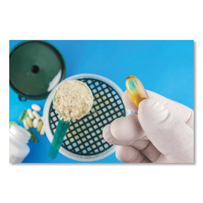 Latex Examination Gloves, Powder-Free, X-Large, 5 mil Thick, 9.45" Long, Cream, 100/Box