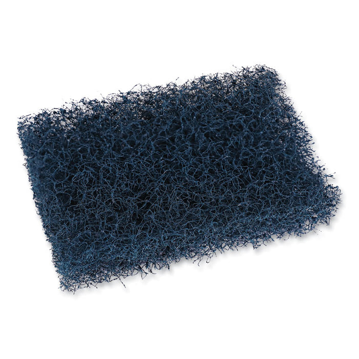 Extra Heavy-Duty Scouring Pad, 3.5 x 5, Dark Blue, 20/Carton