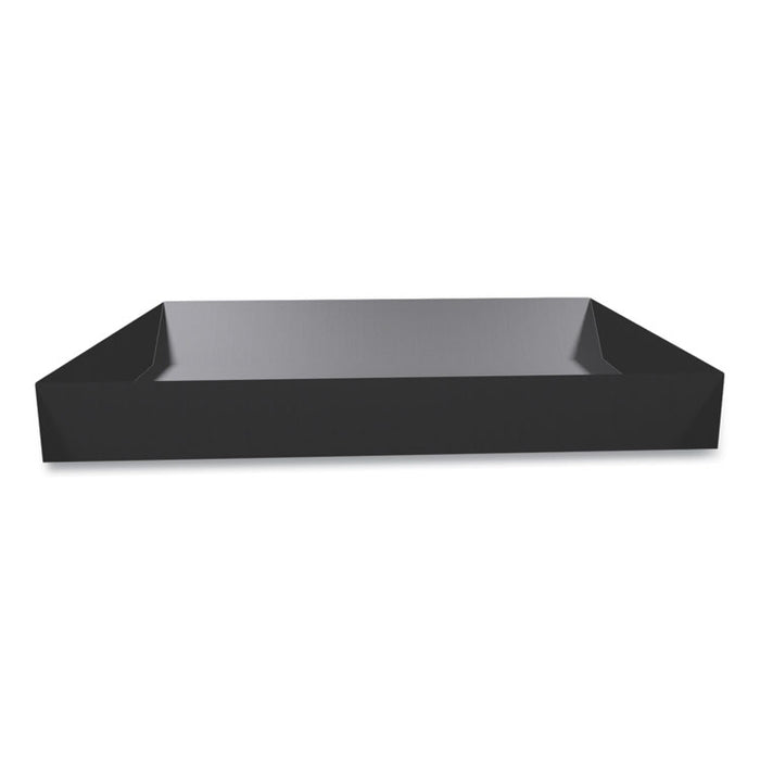 Center Drawer with Core Removable Locks, Metal, 24.75w x 14.75d x 3h, Charcoal