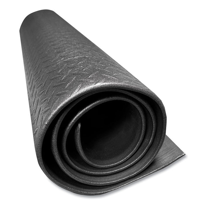 Tuff-Spun Foot-Lover Diamond Surface Mat, Rectangular, Black Diamond Embossed Surface, 24" x 36"