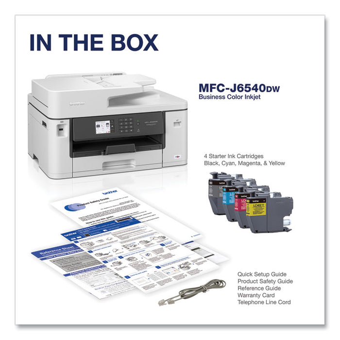 MFC-J6540DW Business Color All-in-One Inkjet Printer, Copy/Fax/Print/Scan