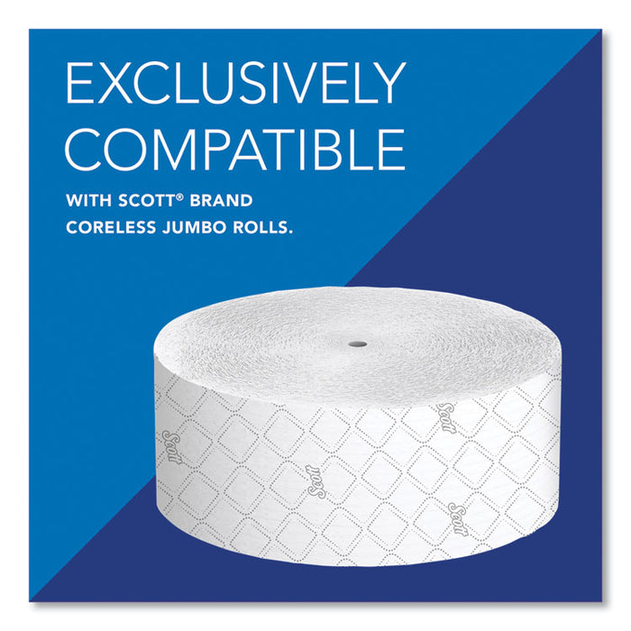 Essential Coreless Jumbo Roll Tissue Dispenser, 14.25 x 6 x 9.75, White