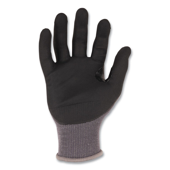ProFlex 7043 ANSI A4 Nitrile Coated CR Gloves, EN388: 4X42D, 9" Long, Large, Gray, 12 Pairs