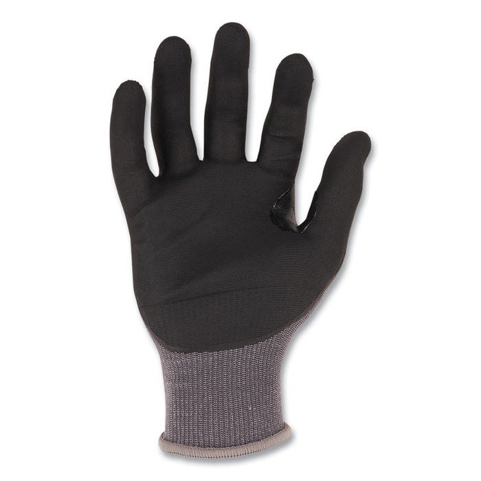 ProFlex 7043 ANSI A4 Nitrile Coated CR Gloves, EN388: 4X42D, 9" Long, Small, Gray, Pair