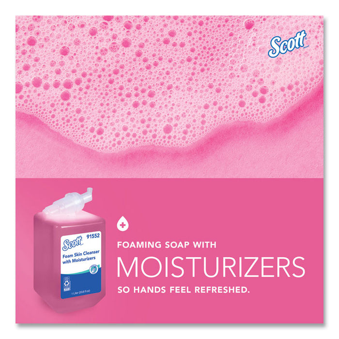 Pro Foam Skin Cleanser with Moisturizers Refill, Light Floral Scent, 1 L, 6/Carton