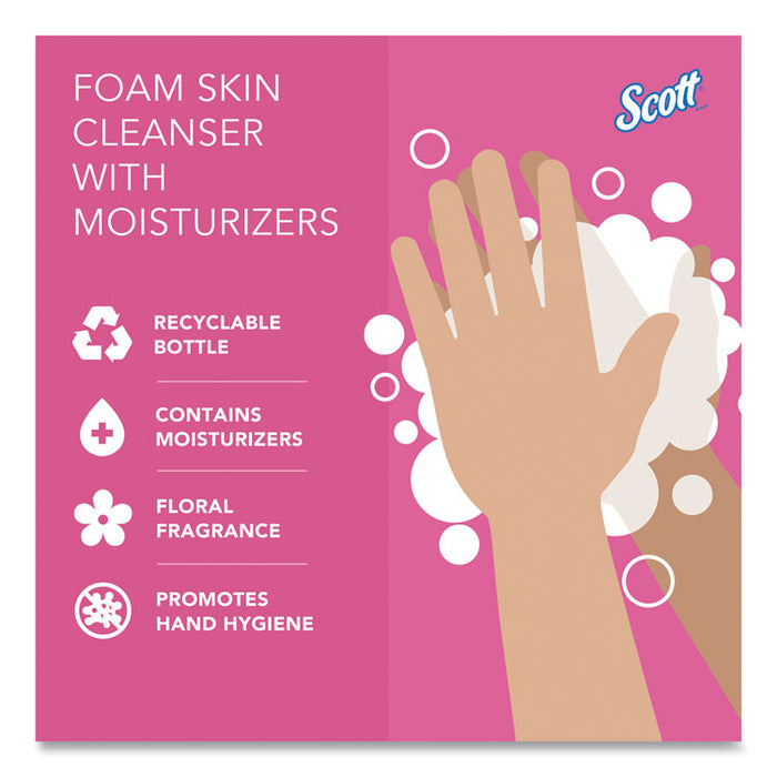 Pro Foam Skin Cleanser with Moisturizers Refill, Light Floral Scent, 1 L, 6/Carton