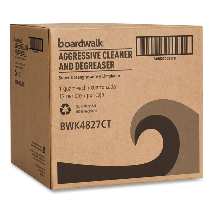 Aggressive Cleaner and Degreaser, 32 oz Bottle, 12/Carton