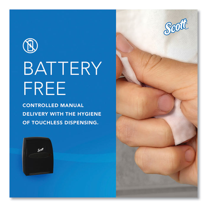 Essential Manual Hard Roll Towel Dispenser, 13.06 x 11 x 16.94, Black
