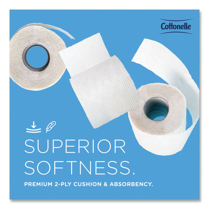 Two-Ply Bathroom Tissue for Business, Septic Safe, White, 451 Sheets/Roll, 60 Rolls/Carton