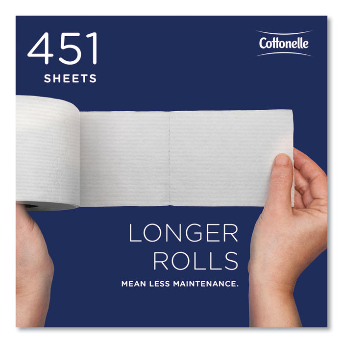 Two-Ply Bathroom Tissue for Business, Septic Safe, White, 451 Sheets/Roll, 60 Rolls/Carton