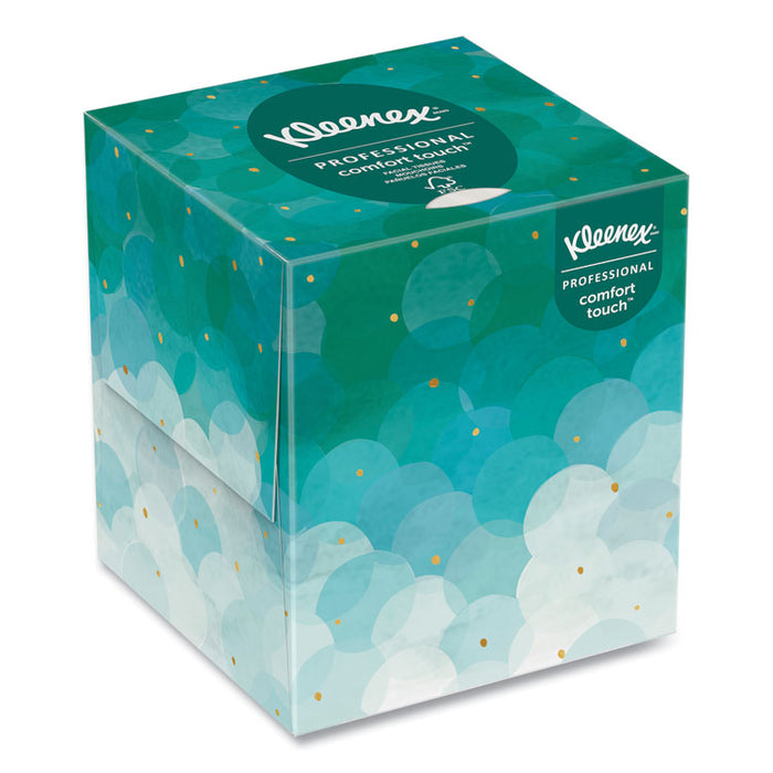 Professional Facial Tissue, Pop-Up Box, 2-Ply, 95 Sheets/Box, 6 Boxes/Pack, 6 Packs/Carton