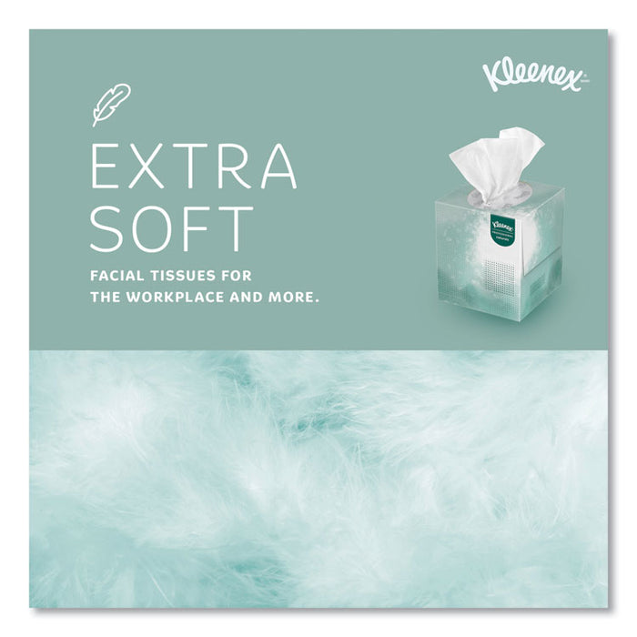 Naturals Facial Tissue for Business, BOUTIQUE POP-UP Box, 2-Ply, White, 90 Sheets/Box, 36 Boxes/Carton