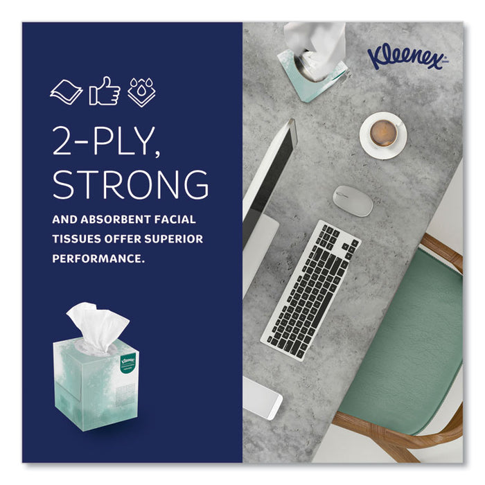 Naturals Facial Tissue, 2-Ply, White, 90 Sheets/Box
