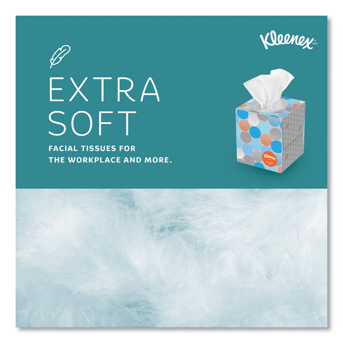 Boutique Anti-Viral Facial Tissue, Pop-Up Box, 3-Ply, White, 55 Sheets/Box, 3 Boxes/Pack, 4 Packs/Carton