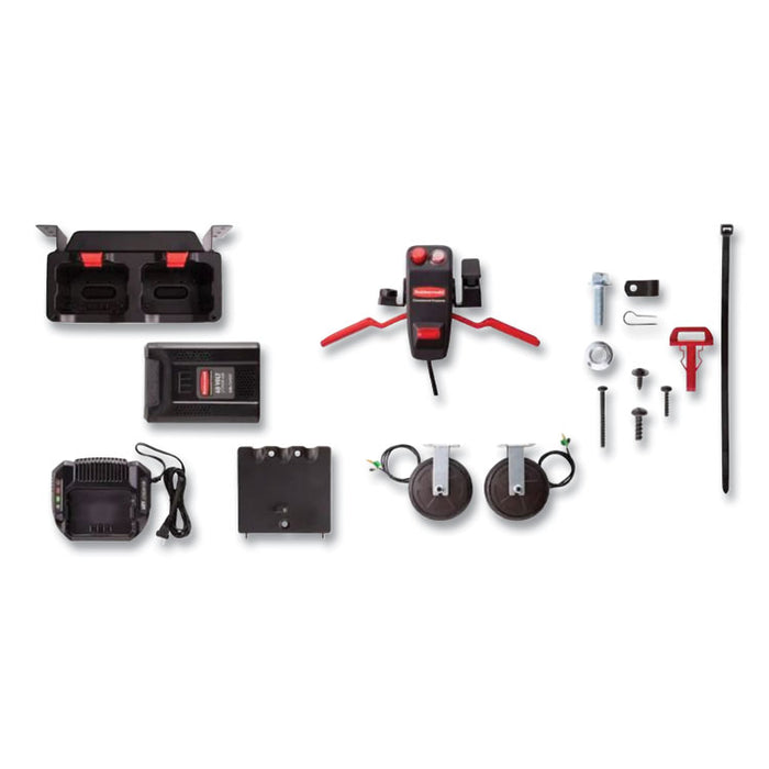 Motorized Kit for Housekeeping Cart, 60 V Battery, Black