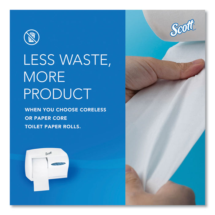 Essential Coreless SRB Tissue Dispenser, 11 x 6 x 7.6, White