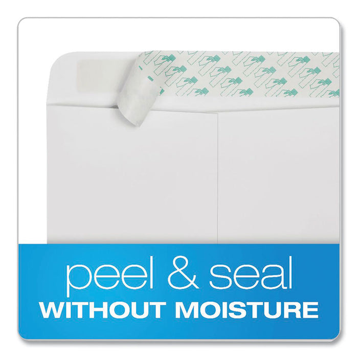 Redi-Strip Catalog Envelope, #10 1/2, Cheese-Blade Flap, Redi-Strip Adhesive Closure, 9 x 12, White, 100/Box