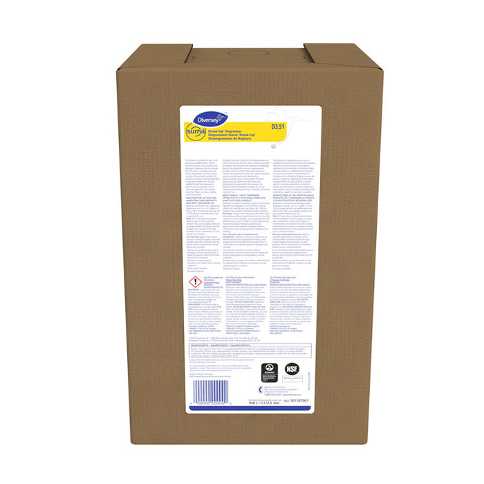 Suma Break-Up Degreaser D3.51, 2.5 gal Bag-in-Box