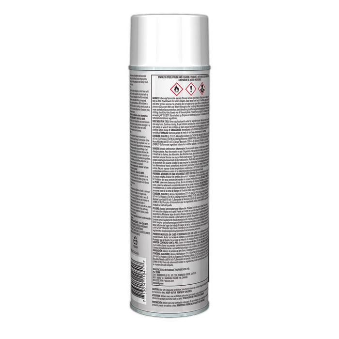 Stainless Steel Polish and Cleaner, 15 oz Aerosol Spray