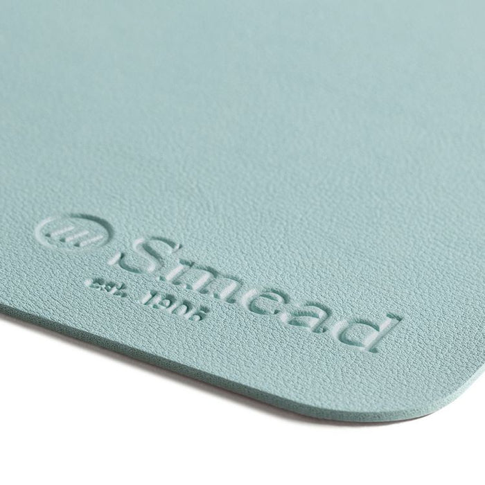 Vegan Leather Desk Pads, 23.6" x 13.7", Light Blue