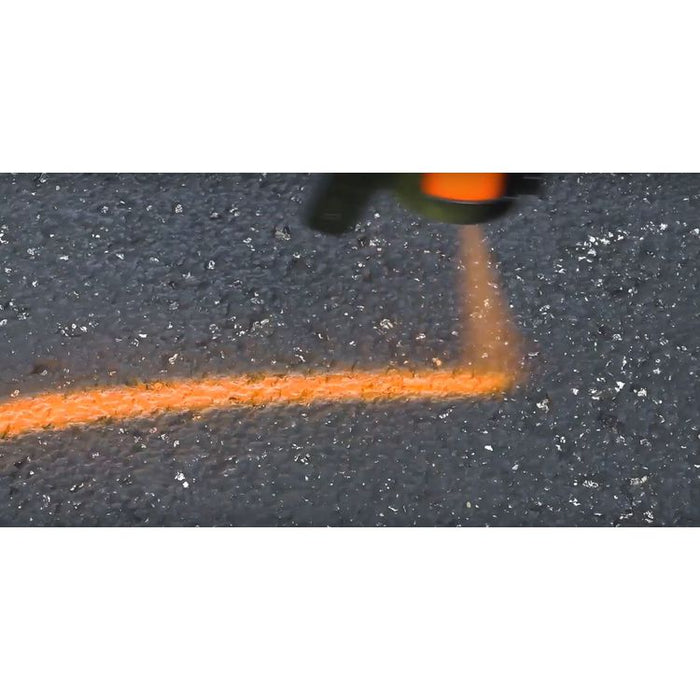 Industrial Choice Precision Line Marking Paint, Flat Fluorescent Orange, 17 oz Aerosol Can, 12/Carton