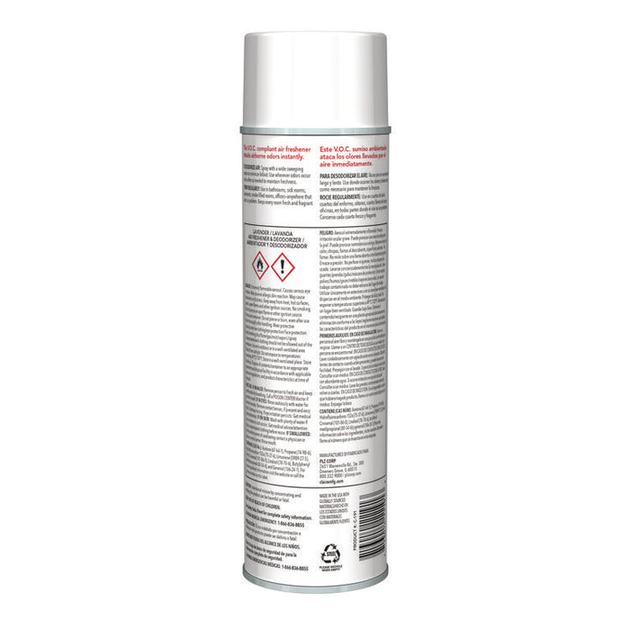 Aerosol Air Freshener and Deodorizer, Lavender, 10 oz Aerosol Spray, 12 Cans