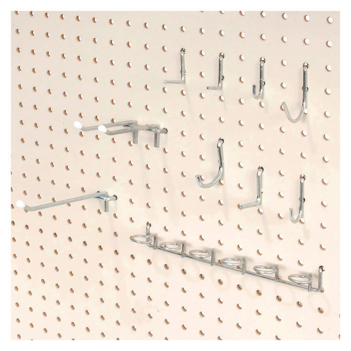 Pegboard Hooks, 30-Piece Assorted Hooks, Steel
