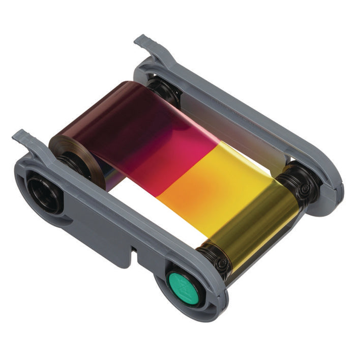 R5F208A100 YMCKO Color Ribbon, Black/Cyan/Magenta/Yellow