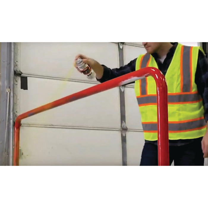 Industrial Choice 1600 System Multi-Purpose Enamel Spray Paint, Gloss Black, 12 oz Aerosol Can, 6/Carton