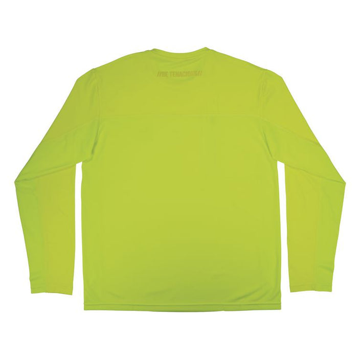 Chill-Its 6689 Cooling Long Sleeve Sun Shirt with UV Protection, Large, Lime