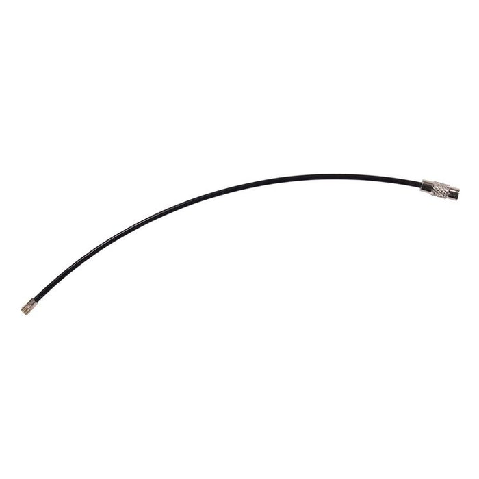 Arsenal 5719 Wire Cable Key Ring, 1.88" dia, Iron, Black, 10/Pack