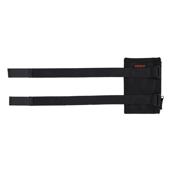 Squids 3387 Dual Band Arm ID/Badge Holder with Zipper, Vertical, Black, 3.75 x 5.75 for 2.75 x 4.75 Insert