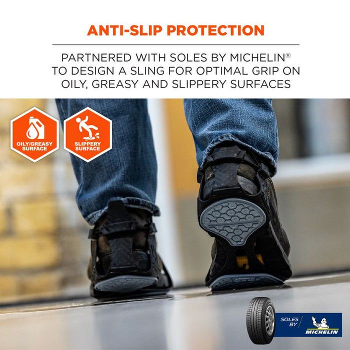 TREX 6326 Spikeless Slip- and Oil-Resistant Traction Device, X-Large (Men's Sizes 11.5 to 14), Black, Pair