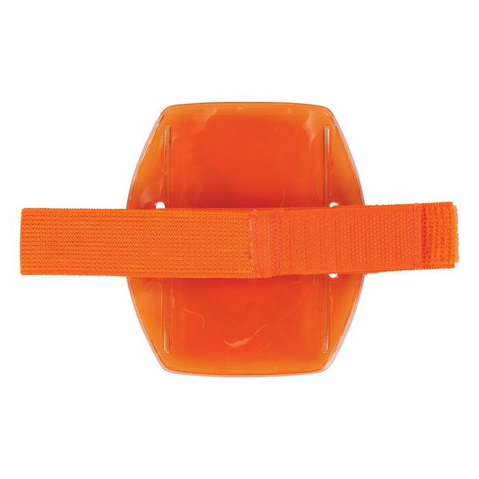 Squids 3386 Arm Band ID/Badge Holder, Vertical, Orange 3.75 x 4.25 Holder, 2.5 x 4 Insert