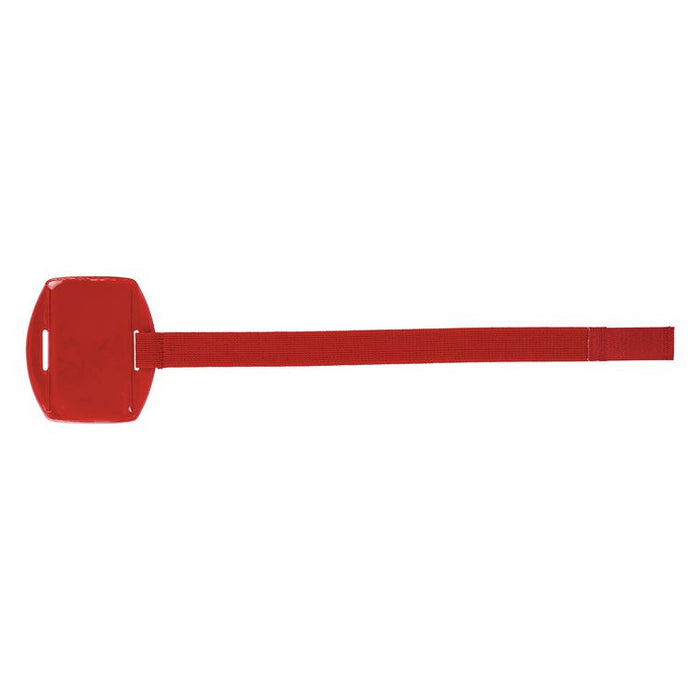 Squids 3386 Arm Band ID/Badge Holder, Vertical, Red 3.75 x 4.25 Holder, 2.5 x 4 Insert
