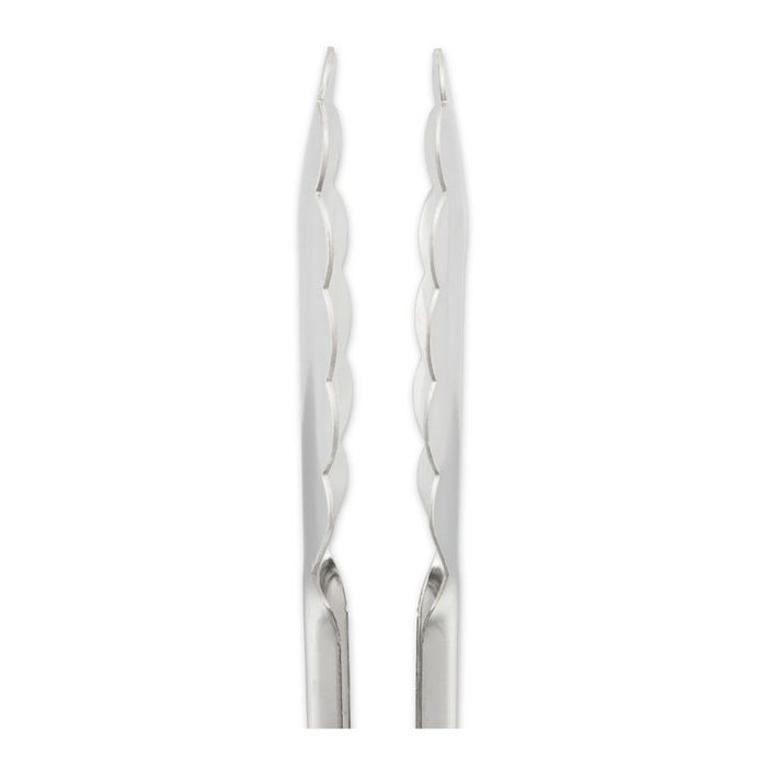 Dura-Kool Tongs, Stainless Steel, 9.5", Silver/Black