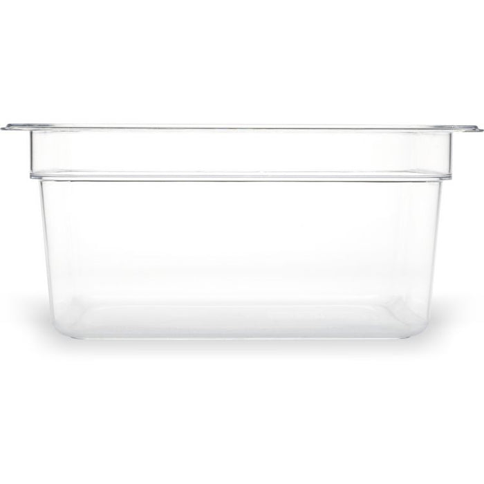 StorPlus Polycarbonate Food Pan, 8.7 qt, 10.38 x 12.75 x 6, Clear, Plastic