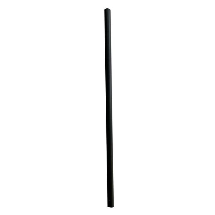 Jumbo Straws, 7.75", Polypropylene, Black, 250/Pack, 50 Packs/Carton