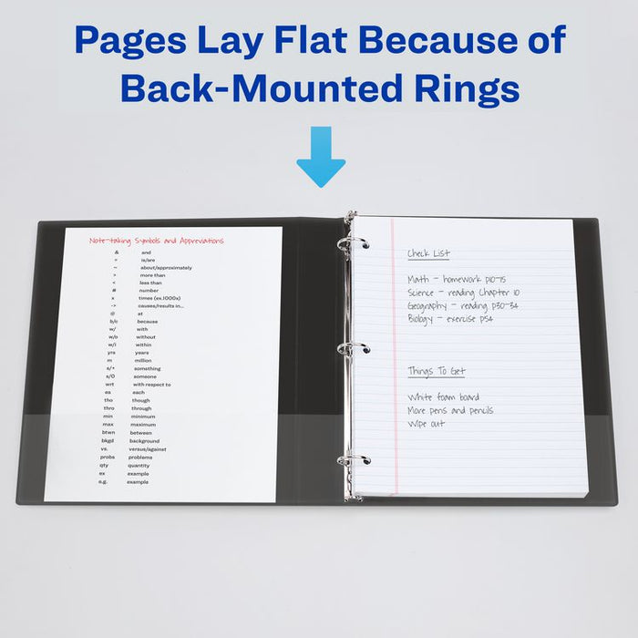 Heavy-Duty View Binder with DuraHinge and One Touch EZD Rings, 3 Rings, 1" Capacity, 11 x 8.5, Red, 12/Carton