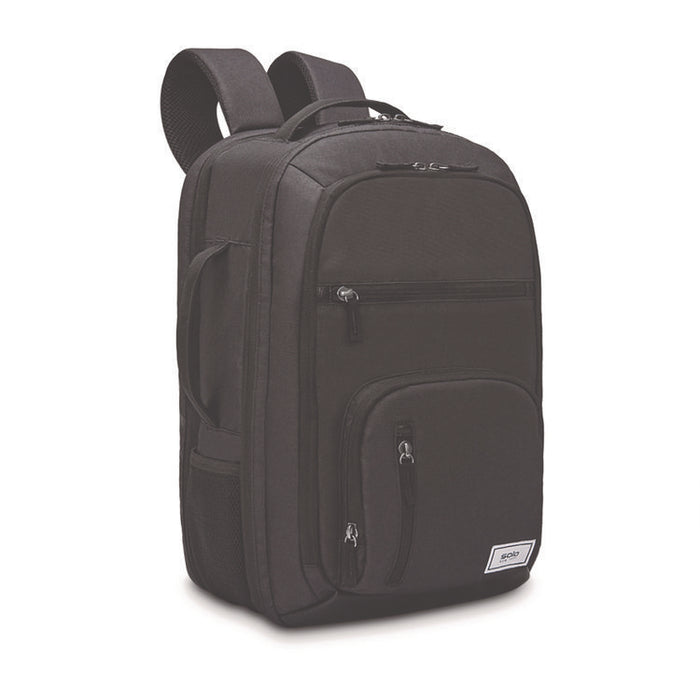 Grand Travel Recycled TSA Backpack, Fits Devices Up to 17.3", 12.25 x 6.5 x 18.63, Dark Gray