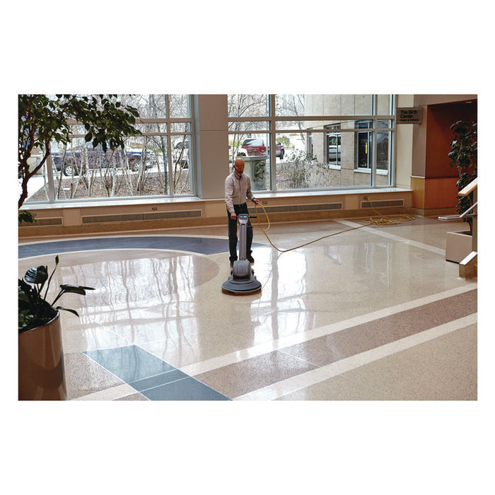 Low-Speed High Productivity 5300 Floor Pads, 14" Diameter, Blue, 5/Carton