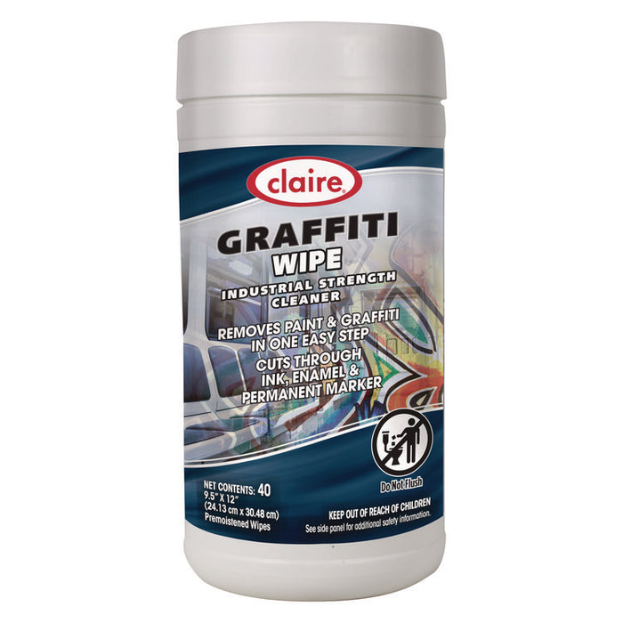 Graffiti Wipe, 1-Ply, 12 x 9.5, Mild Scent, Purple, 6/Carton