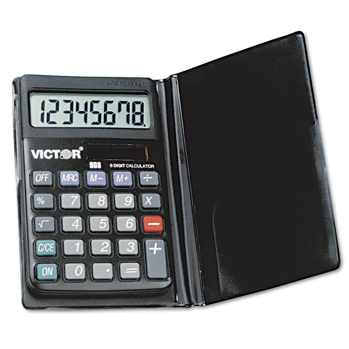 908 Portable Pocket/Handheld Calculator, 8-Digit LCD