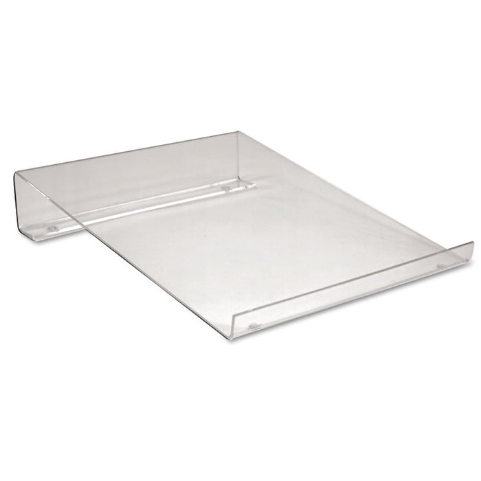 Large Angled Acrylic Calculator Stand, 9 x 11 x 2, Clear