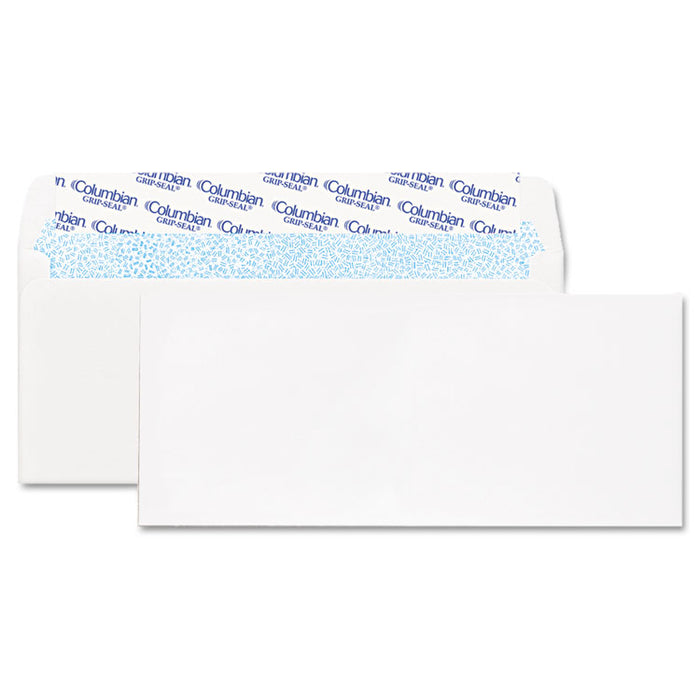 Grip-Seal Business Envelope, #6 3/4, Commercial Flap, Self-Adhesive Closure, 3.63 x 6.5, White, 55/Box