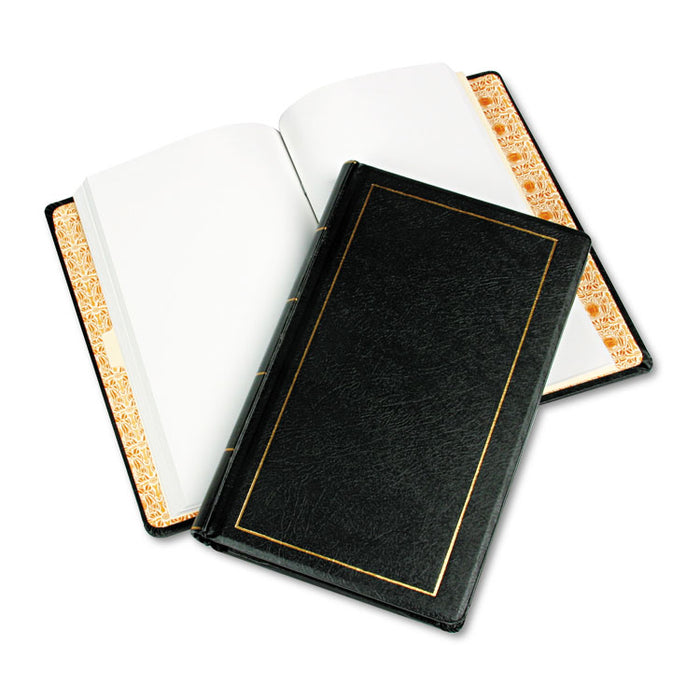 Looseleaf Corporation Minute Book, 1 Subject, Unruled, Black/Gold Cover, 14 x 8.5, 250 Sheets