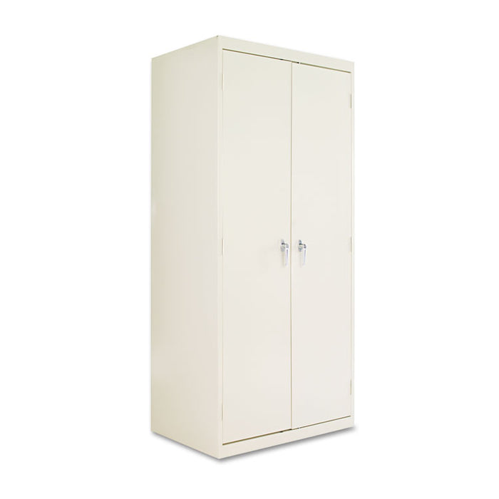 Assembled 78" High Storage Cabinet, w/Adjustable Shelves, 36w x 24d, Putty